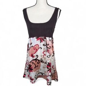 Say What Y2K Floral Babydoll Mini Dress